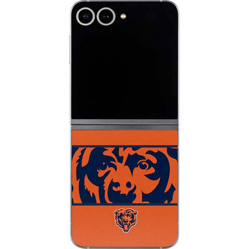 NFL Chicago Bears Zone Block Galaxy Z Flip6 Skin